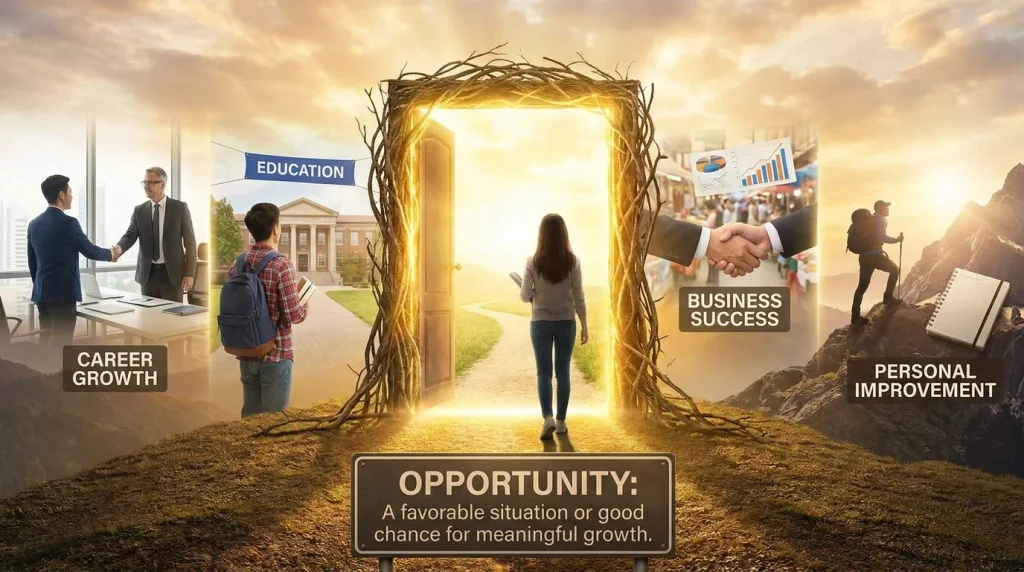 What Does opportunity Mean