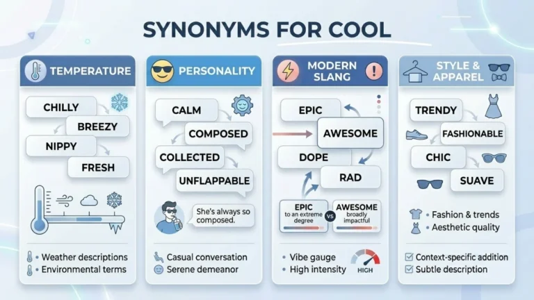 synonyms for cool