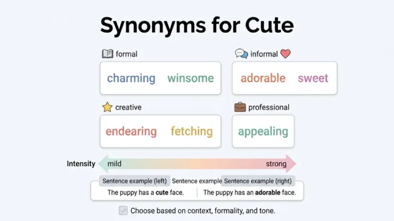 synonyms for cute