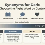 synonyms for dark