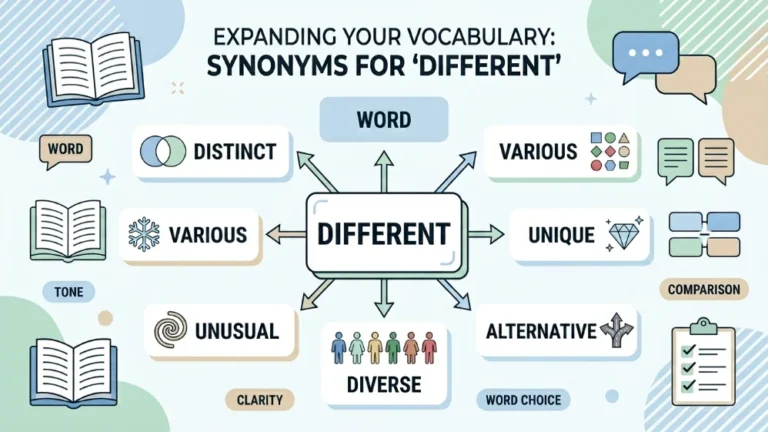 synonyms for different