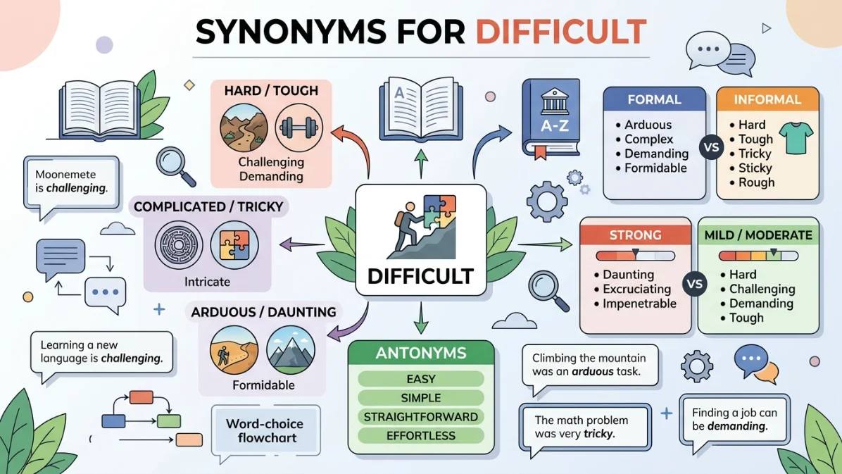 synonyms for difficult