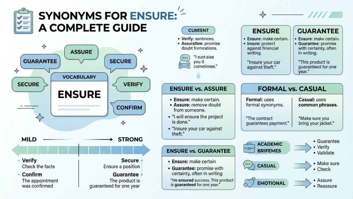 synonyms for ensure