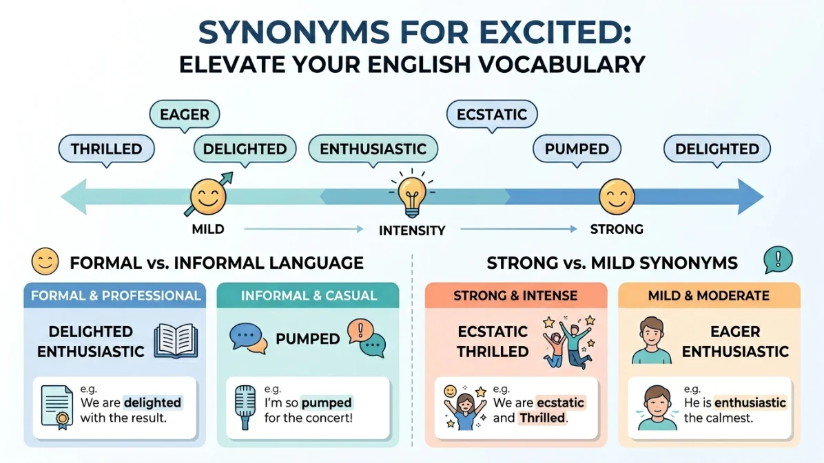 synonyms for excited