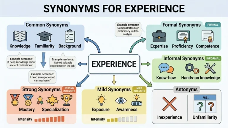synonyms for experience