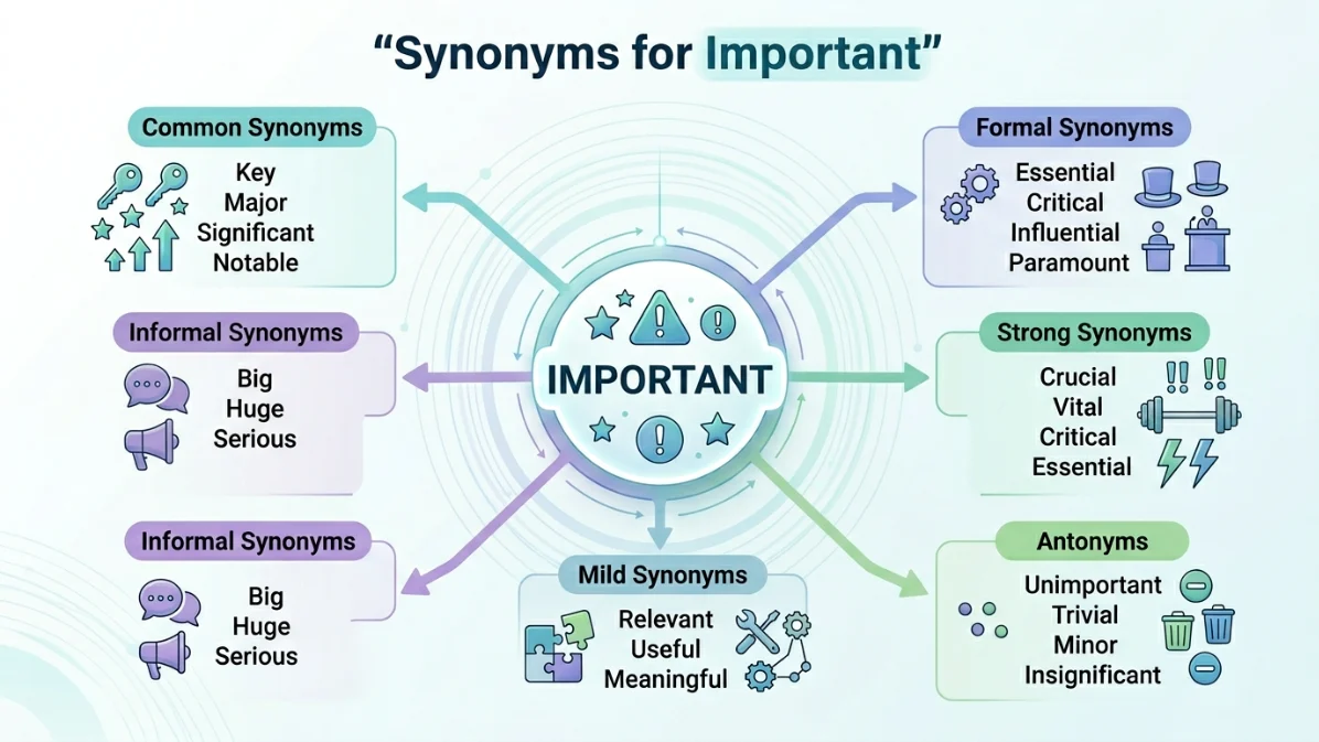synonyms for important