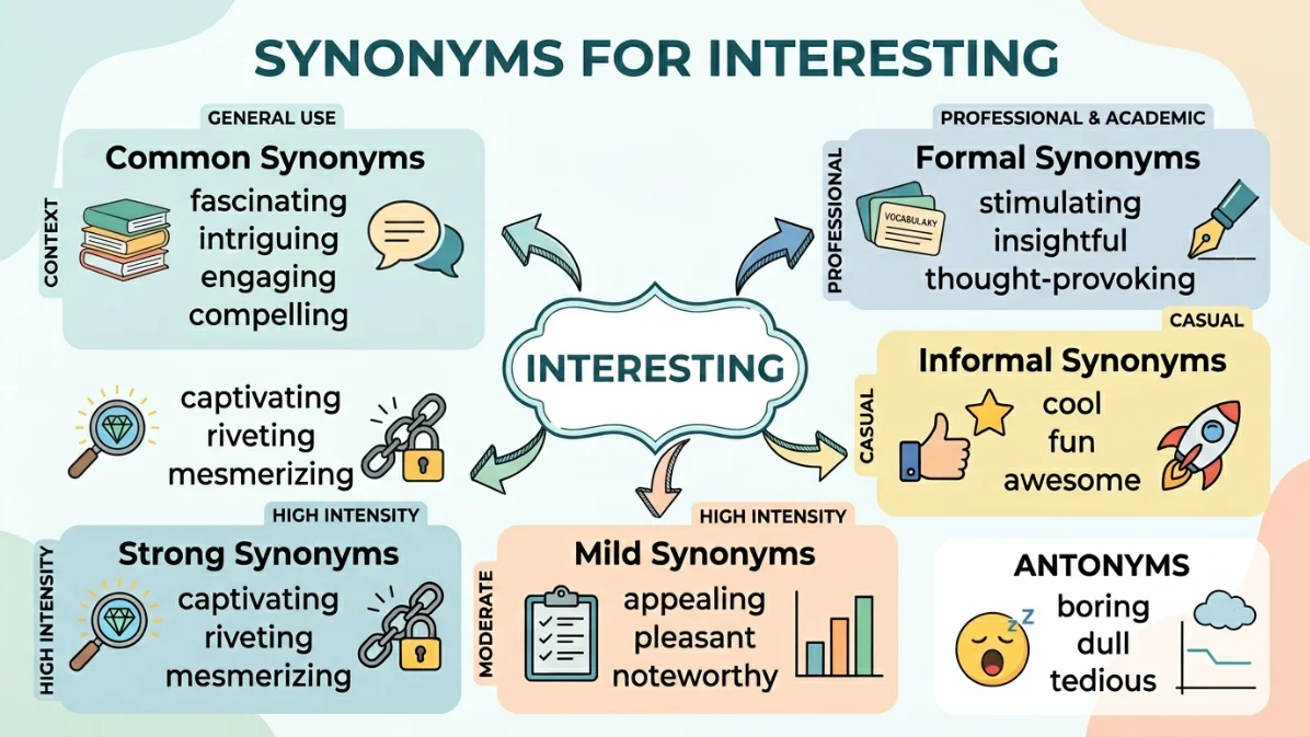 synonyms for interesting