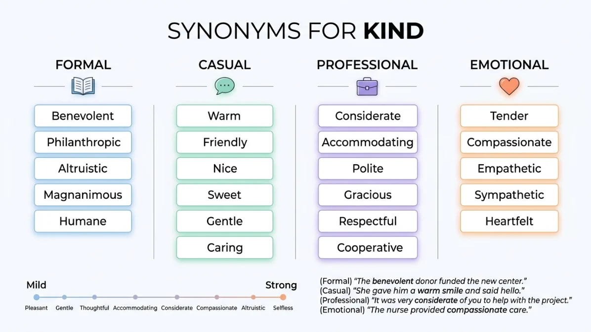 synonyms for kind