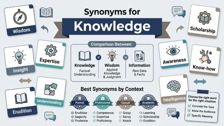 synonyms for knowledge