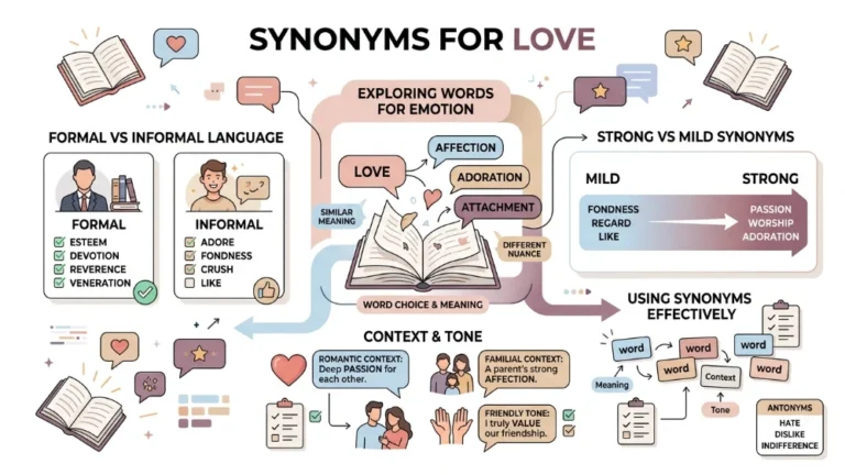 synonyms for love