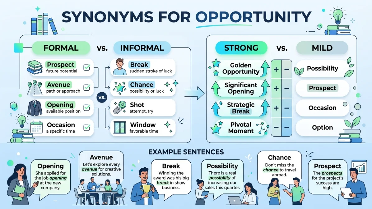 synonyms for opportunity
