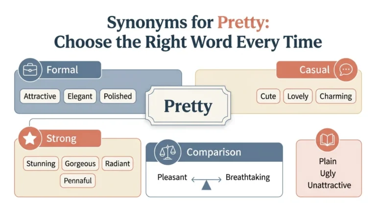 synonyms for pretty