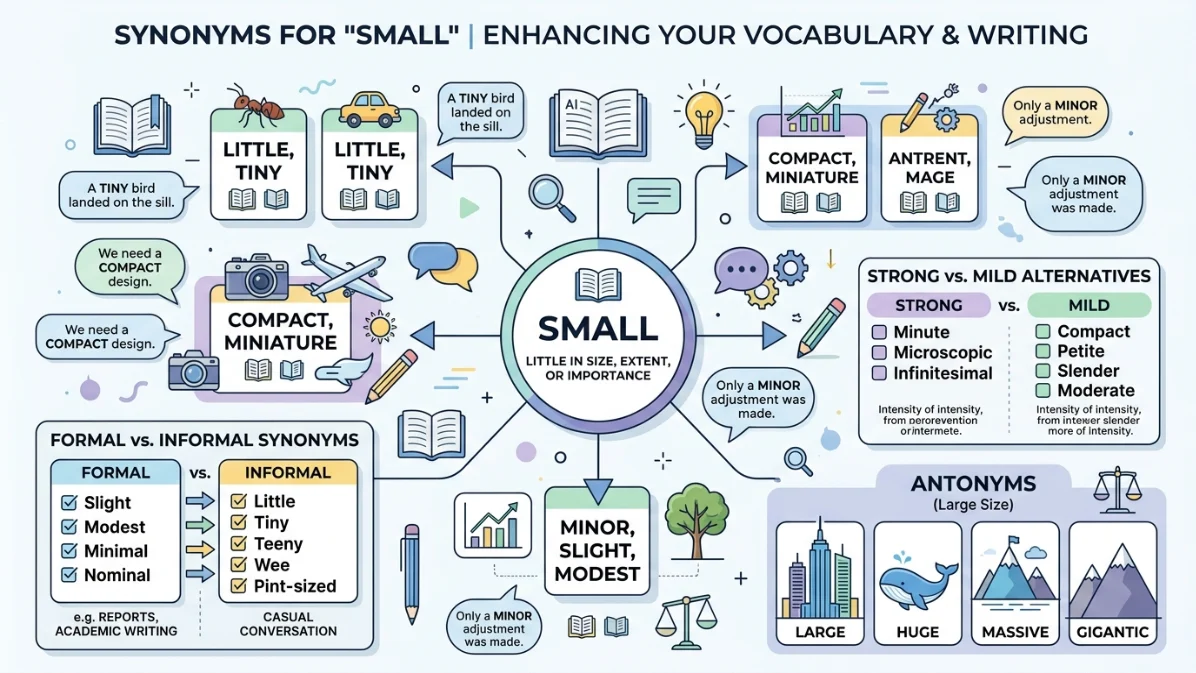 synonyms for small