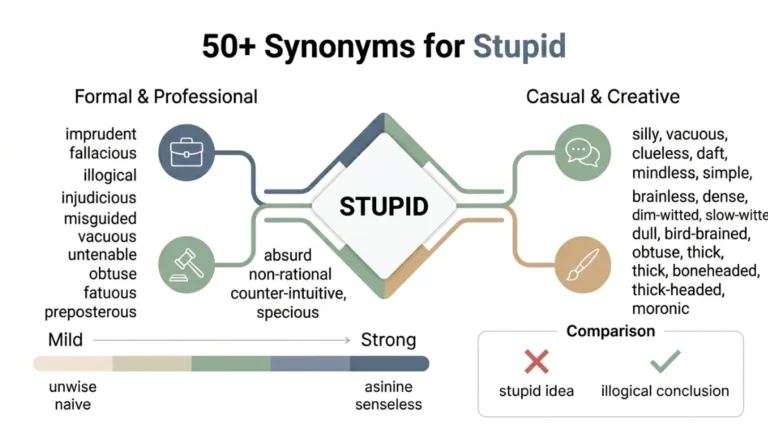 synonyms for stupid