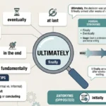 synonyms for ultimately