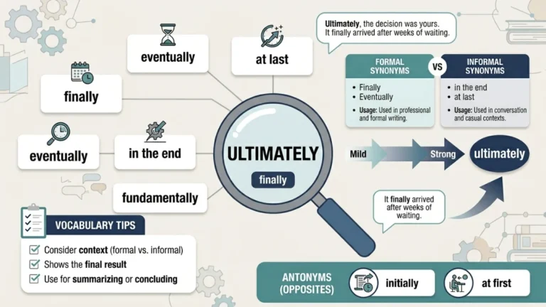 synonyms for ultimately