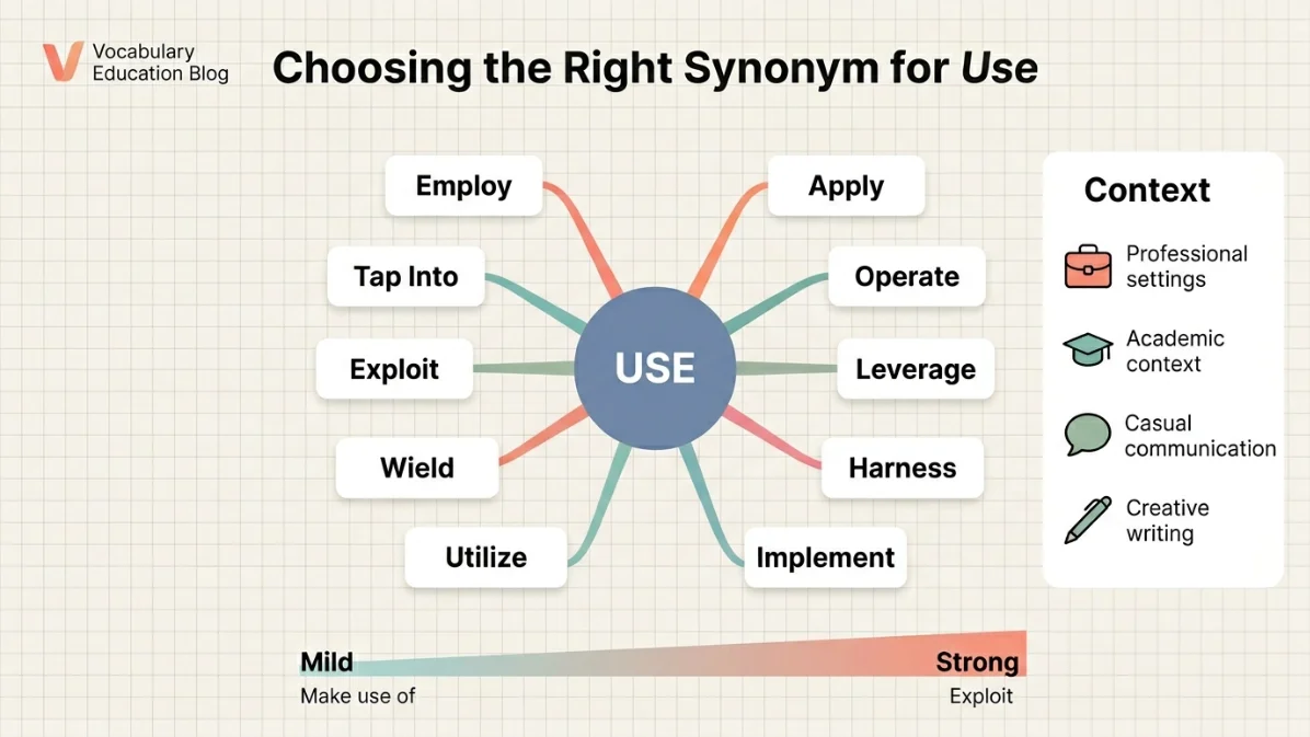 synonyms for use