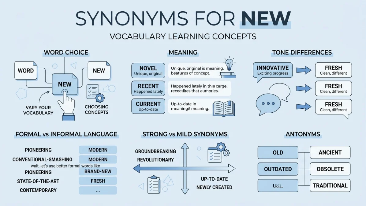 synonyms for new