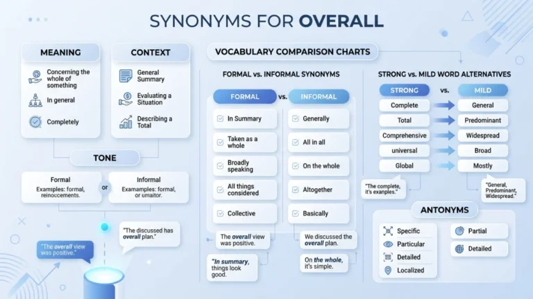 synonyms for overall