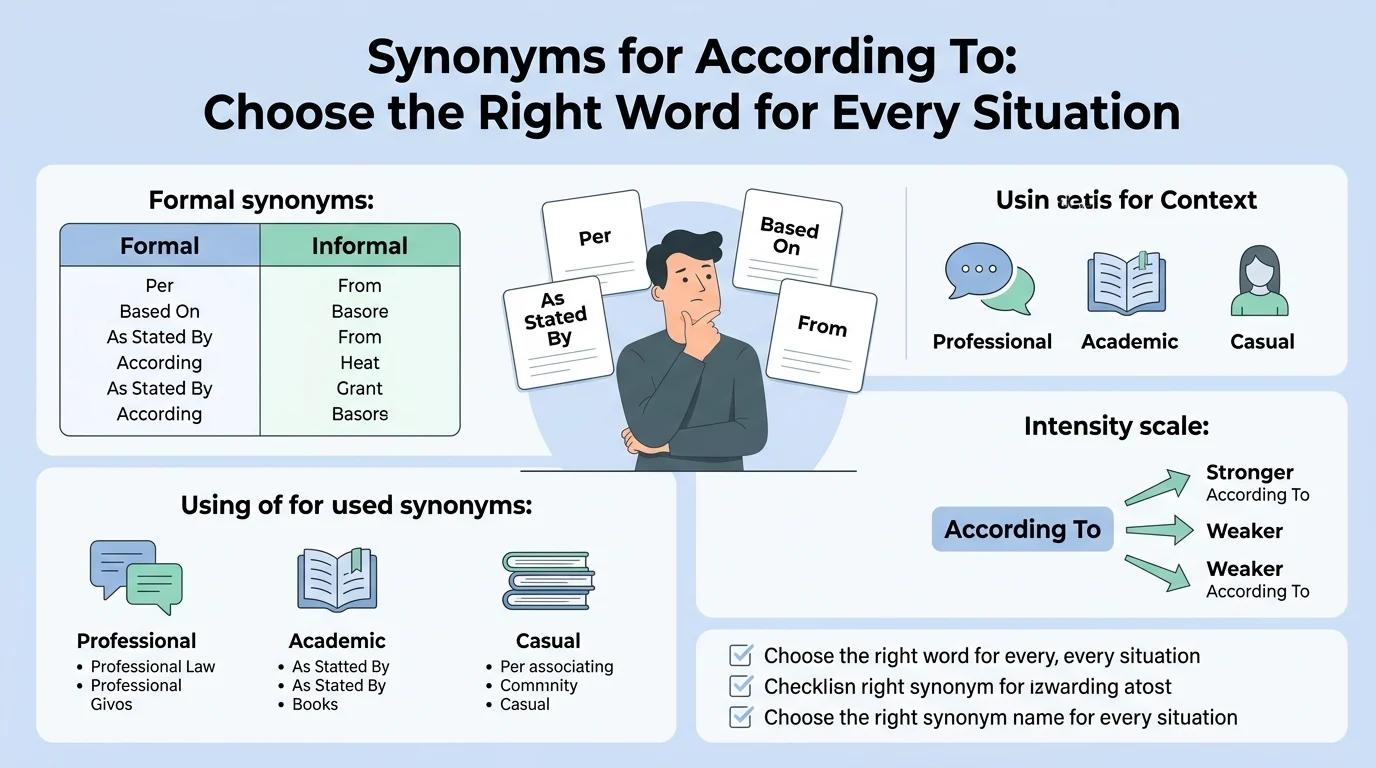 synonyms for according to