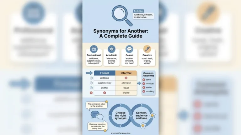 synonyms for another