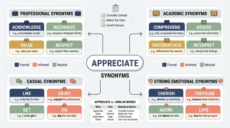 synonyms for appreciate