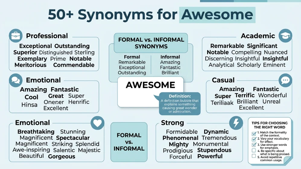 synonyms for awesome