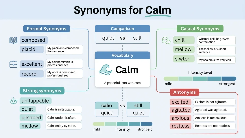 synonyms for calm