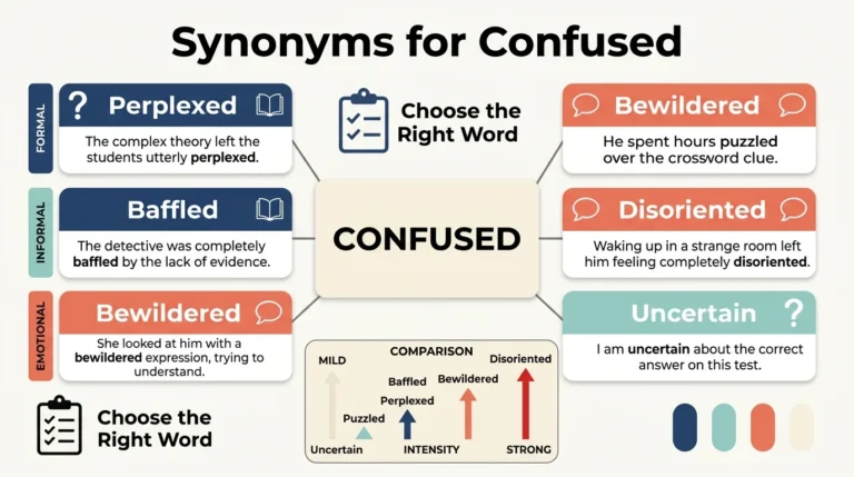 synonyms for confused