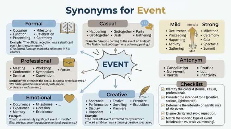 synonyms for event