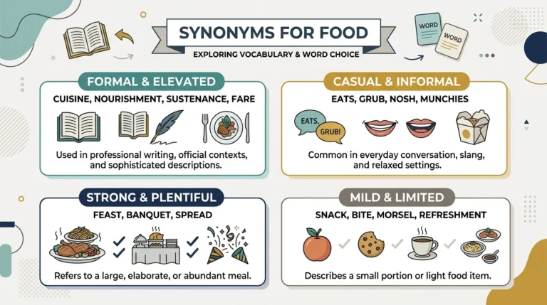 synonyms for food
