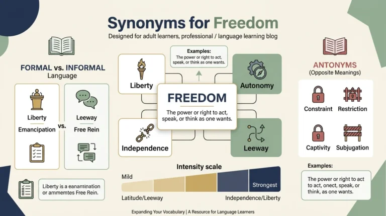 synonyms for freedom