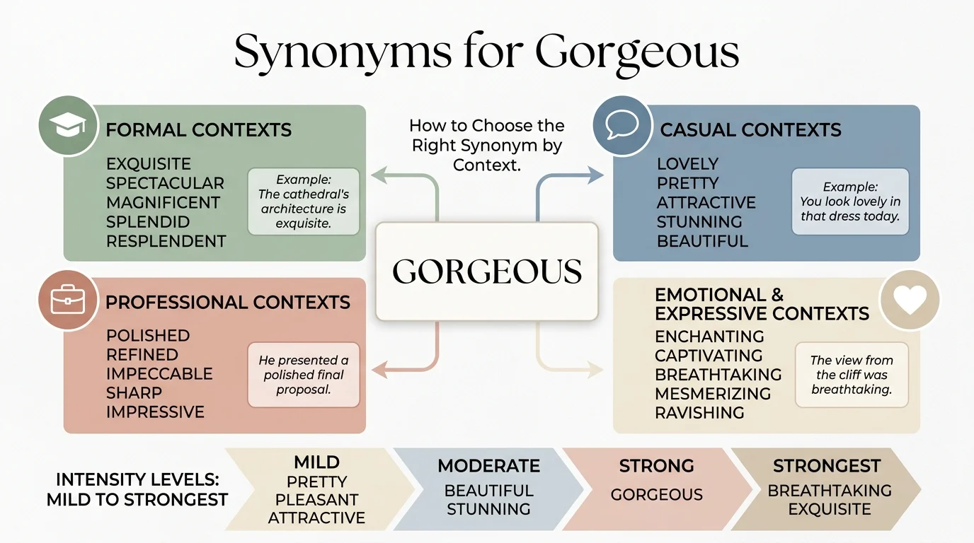 synonyms for gorgeous