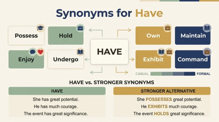 synonyms for have