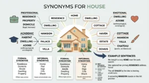 synonyms for house