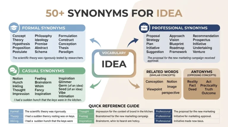 synonyms for idea
