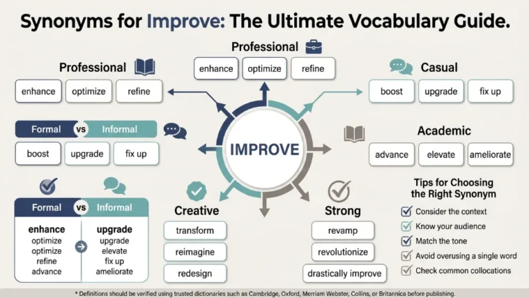 synonyms for improve