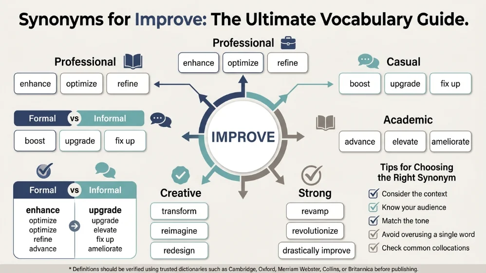 synonyms for improve