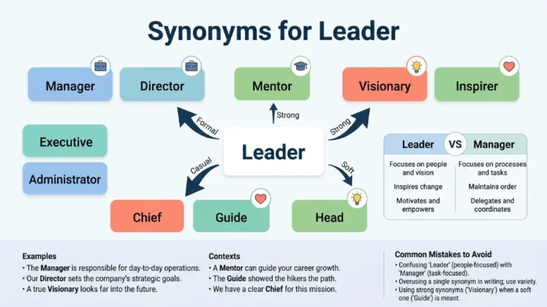 synonyms for leader