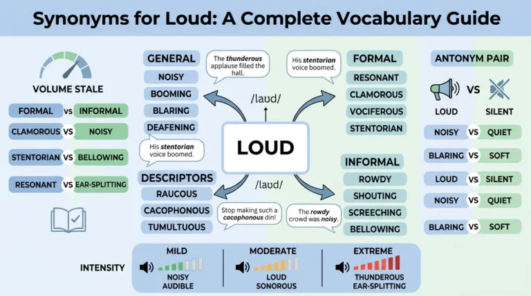 synonyms for loud