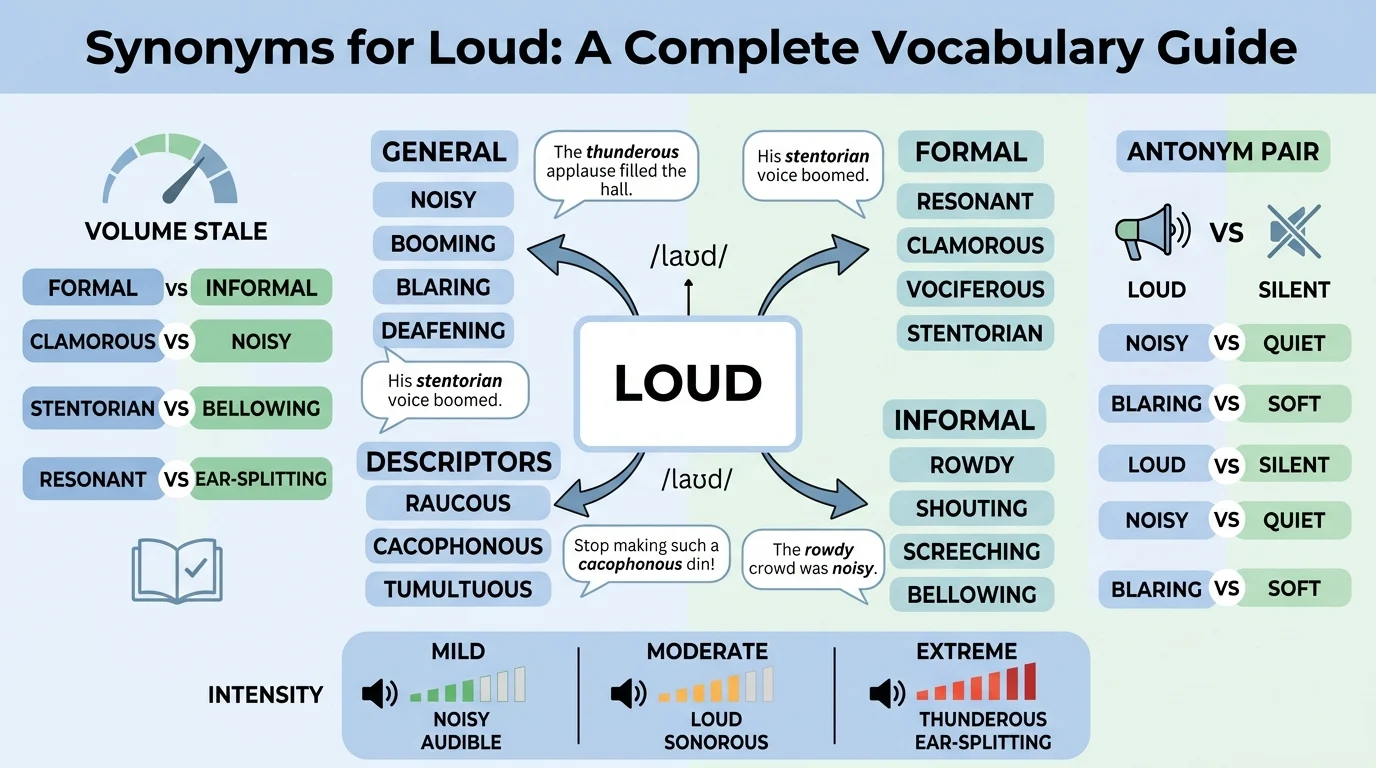 synonyms for loud