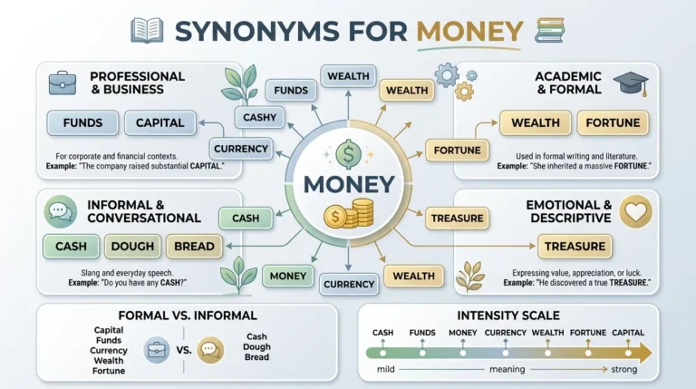 synonyms for money