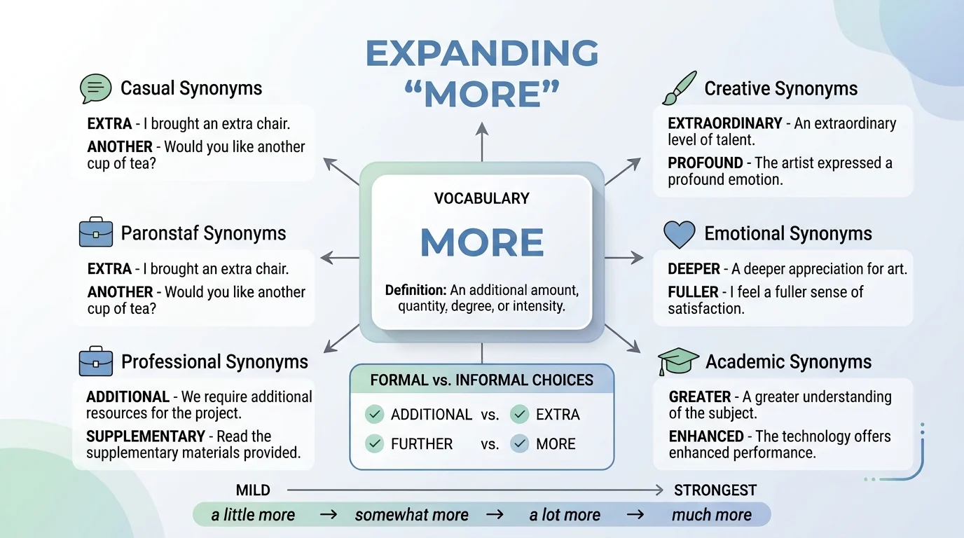 synonyms for more