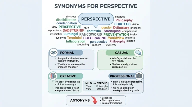 synonyms for perspective