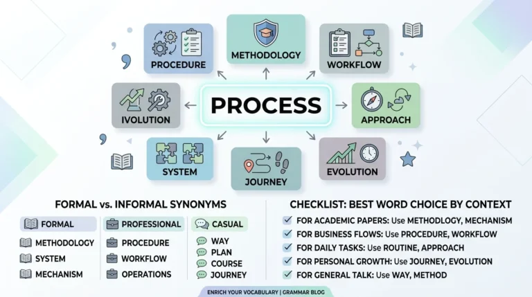 synonyms for process
