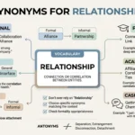 synonyms for relationship
