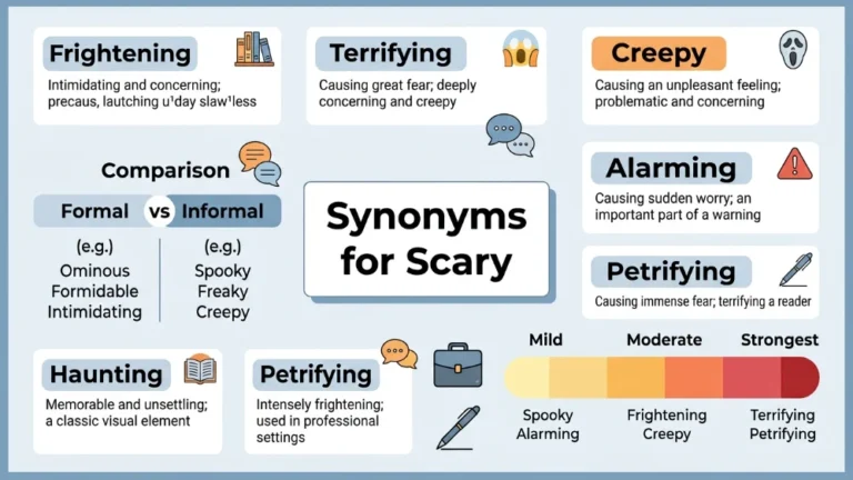 synonyms for scary