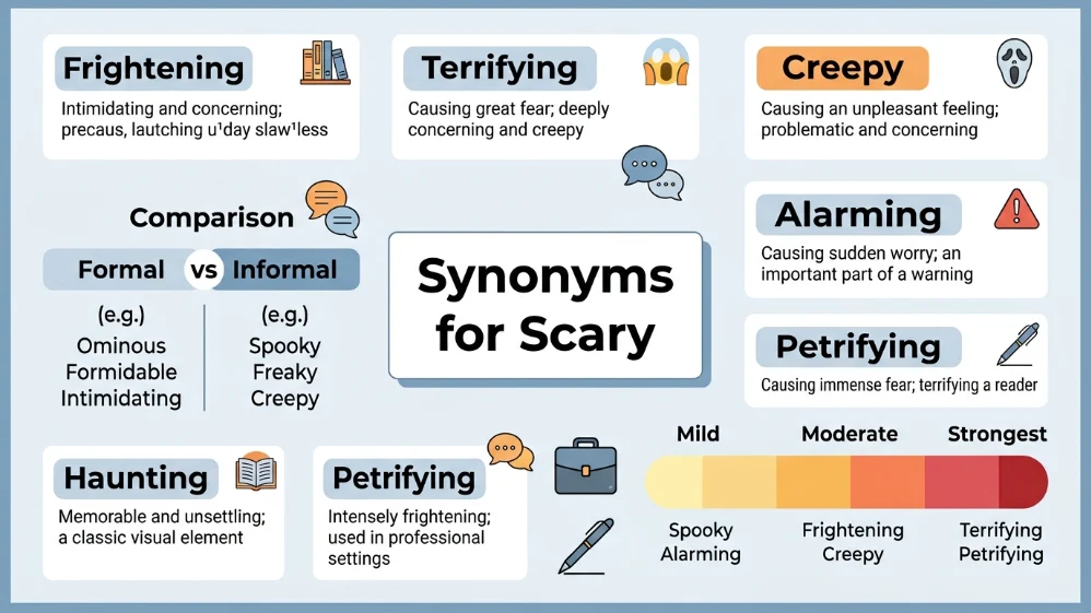 synonyms for scary