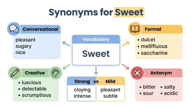 synonyms for sweet