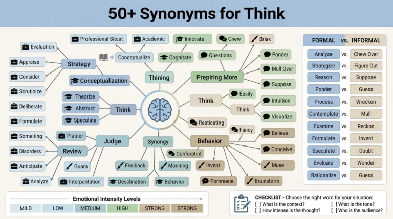 synonyms for think